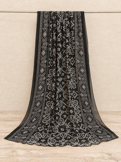 Chunri Printed Chiffon Dupatta  - ZD423