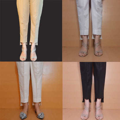 Cotton Trouser Pant For Women Ladies  - ZT166