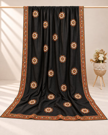 Embroided Swiss Lawn Summer Shawl Chaddar - SH108