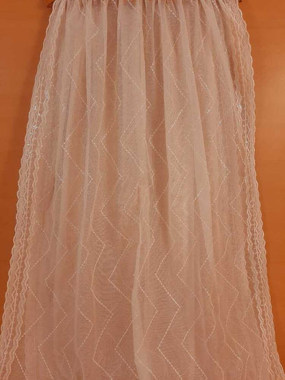 Embroided Khaadi Net Dupatta - ZD418