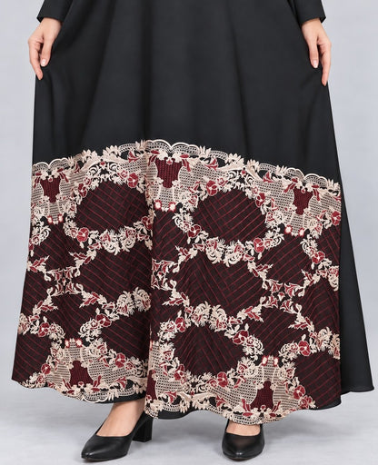 Embroided - Maxi Style - Nidah Abaya - BGA224