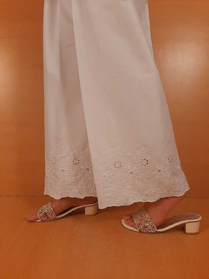 Embroided Cotton Palazo - ZT306