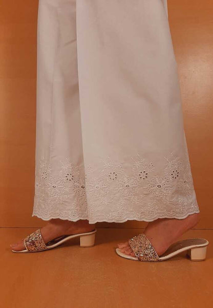 Embroided Cotton Palazo - ZT306