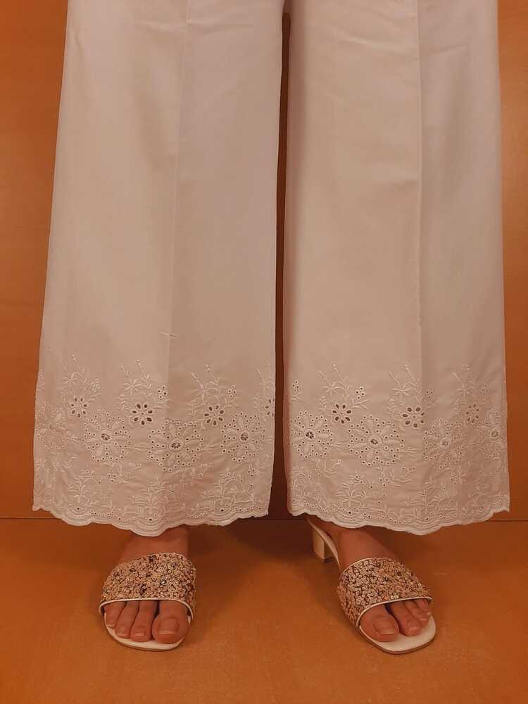 Embroided Cotton Palazo - ZT306