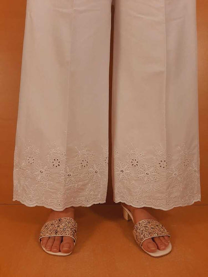 Embroided Cotton Palazo - ZT306