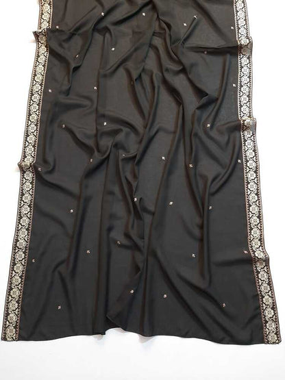 Embroided Swiss Lawn Chaddar Summer Shawl -  SH58