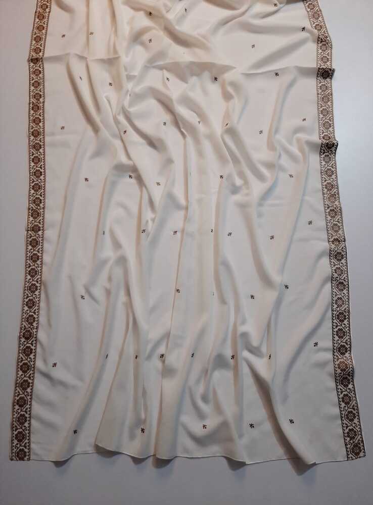Embroided Swiss Lawn Chaddar Summer Shawl -  SH58