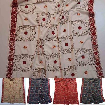 Embroided Swiss Lawn Summer Shawl  - SH109