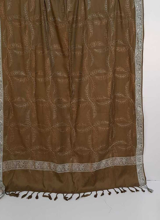 Embroided Winter Shawl - Large - ZSH03
