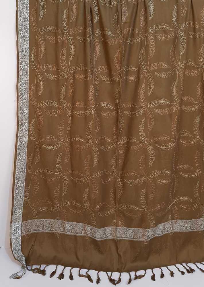 Embroided Winter Shawl - Large - ZSH03