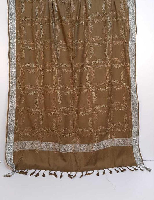 Embroided Winter Shawl - Large - ZSH03