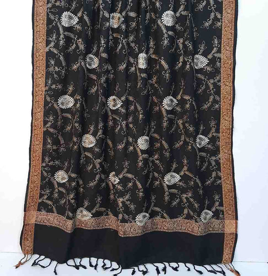 Embroided Winter Shawl - Large - ZSH06