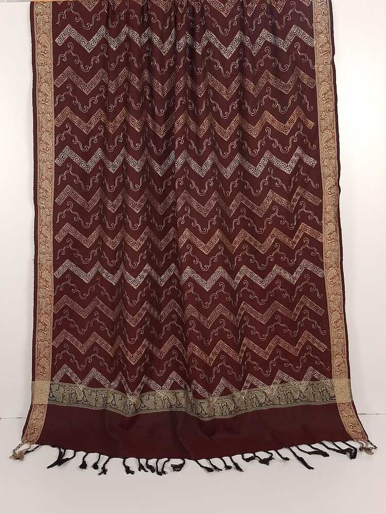 Embroided Winter Shawl - Large - ZSH06