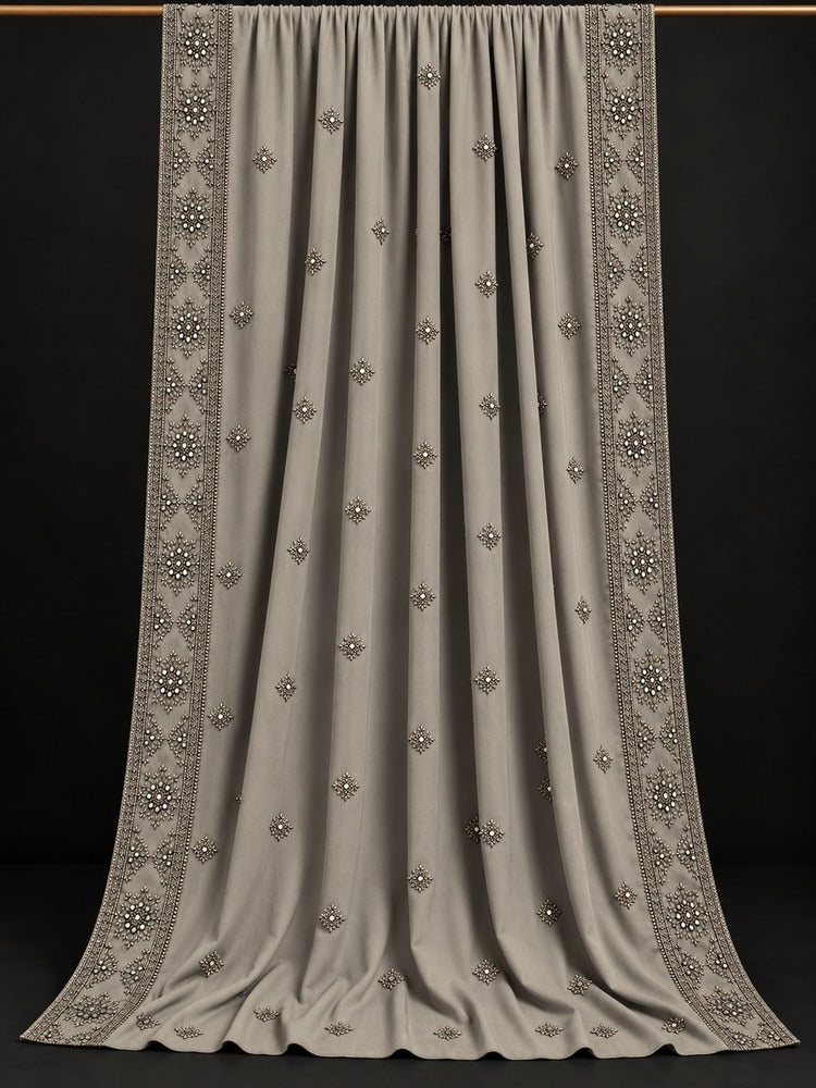 skin embroidered shawl