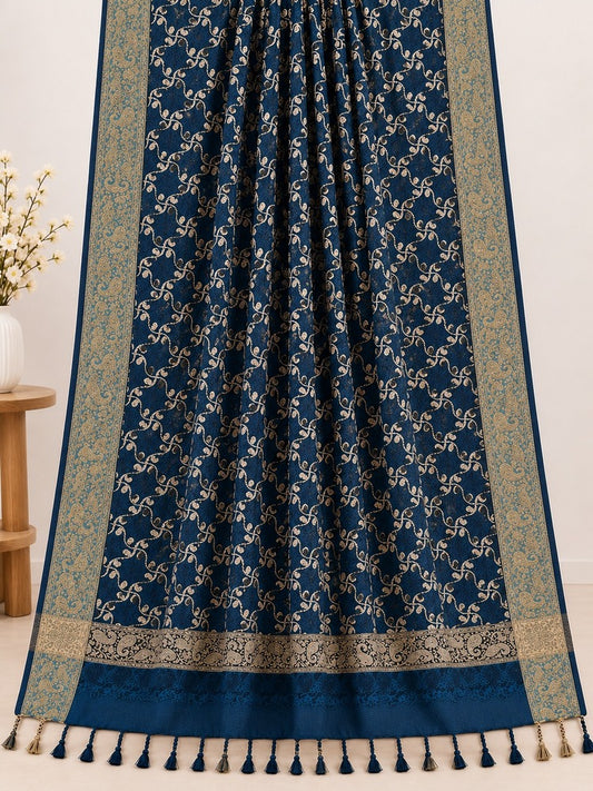 Large embroidered winter shawl for ladies with beautiful embroidery, available online in Pakistan at ZARDI.
