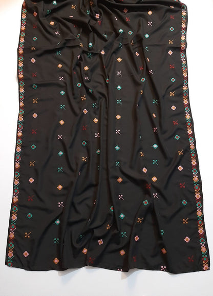 Embroided Swiss Lawn Summer Shawl - SH146