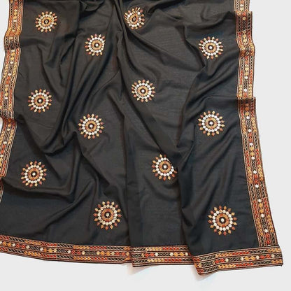 Embroided Swiss Lawn Summer Shawl Chaddar - SH108