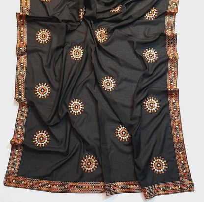 Embroided Swiss Lawn Summer Shawl Chaddar - SH108