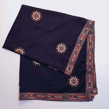 Embroided Swiss Lawn Summer Shawl Chaddar - SH108