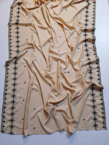 Embroided Swiss Lawn Chaddar Summer Shawl -  SH21