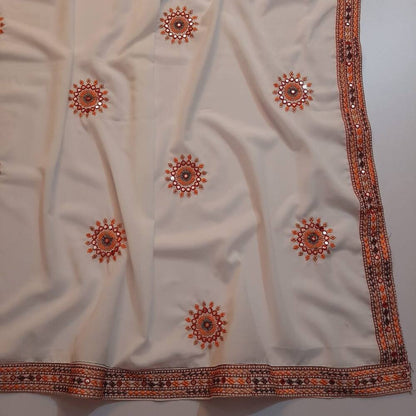 Embroided Swiss Lawn Summer Shawl Chaddar - SH108