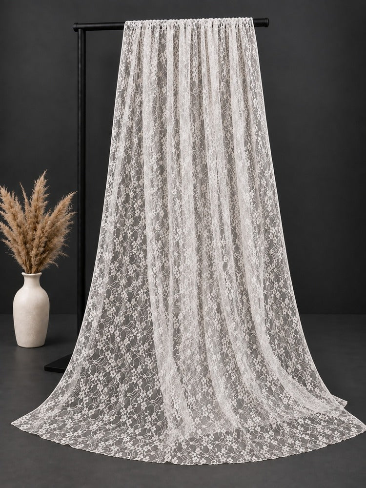 Floral Net dupatta - ZD803