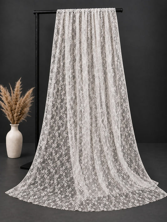 Floral Net dupatta - ZD803