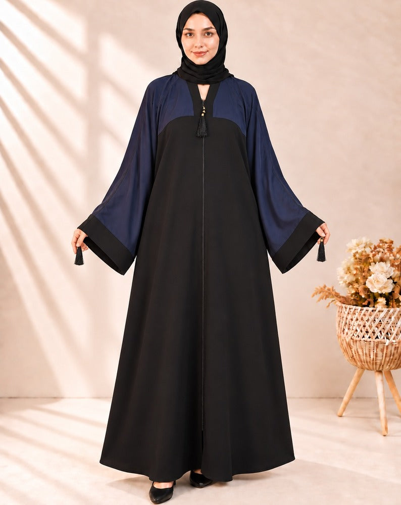 Front Open - Nidah Fabric Abaya  - BGA151