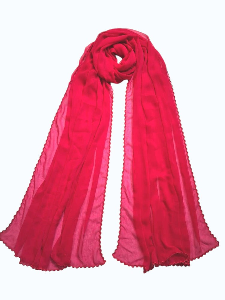 Qureshia Work Chiffon Dupatta  - ZD60