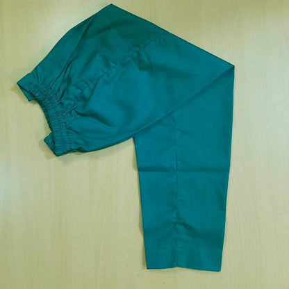 Sea green trouser pant for girl kids