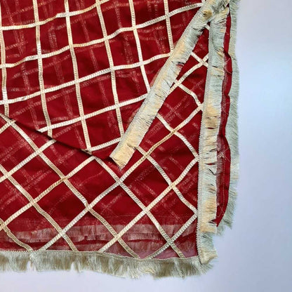 Gota Work - Wedding Dupatta - ZD229