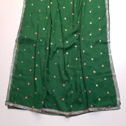 Embroided Swiss Lawn Summer Shawl Chaddar - Black - SH138