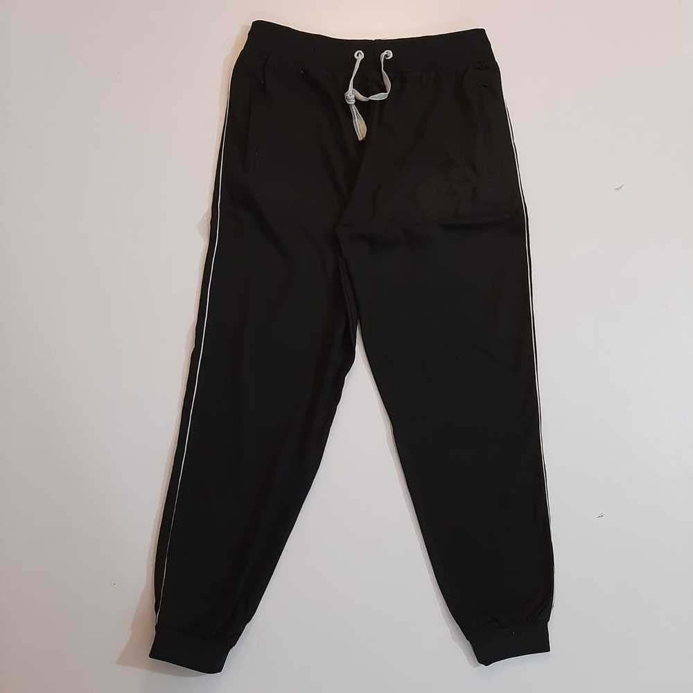 Jogging / Sleepwear Trouser With 2 Side Zip Pockets - Black - ZSP21
