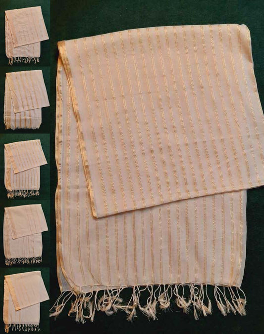 Khaadi Net Gold Zari Dyeable Dupatta