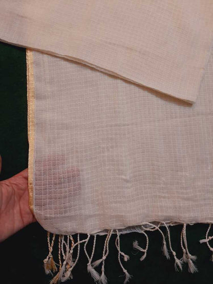 Khaadi Net dupatta - Dyeable -  ZD600