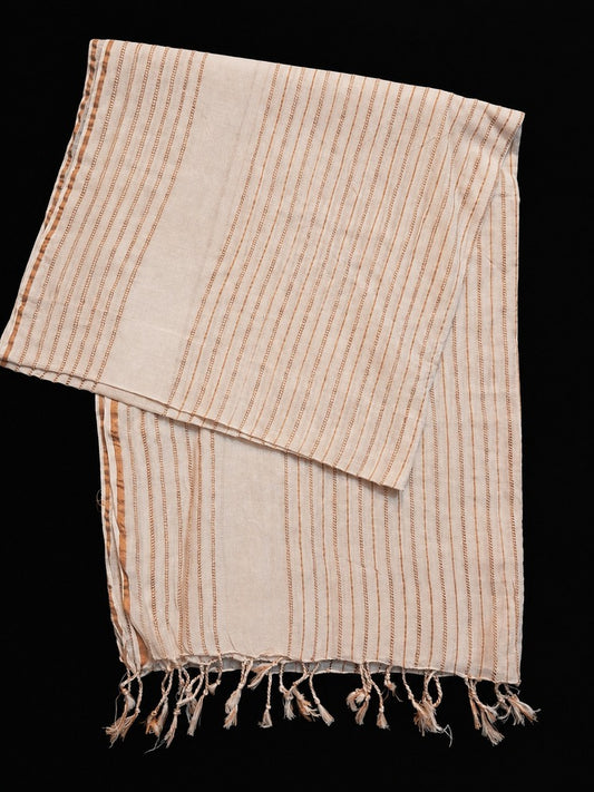 Khaadi Net dupatta - Dyeable -  ZD600