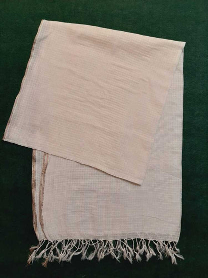 Khaadi Net dupatta - Dyeable -  ZD606