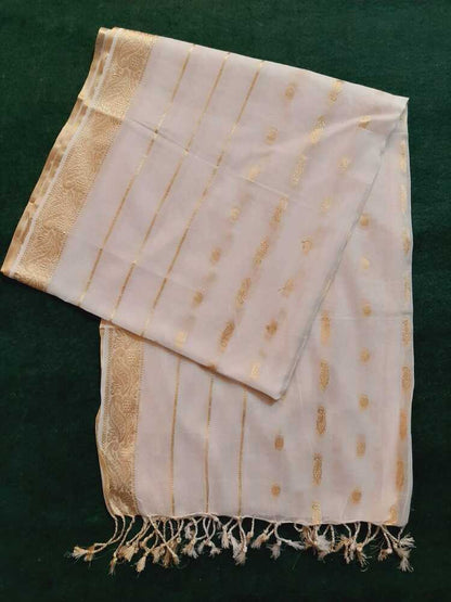 Khaadi Net Gold Zari Dyeable Dupatta