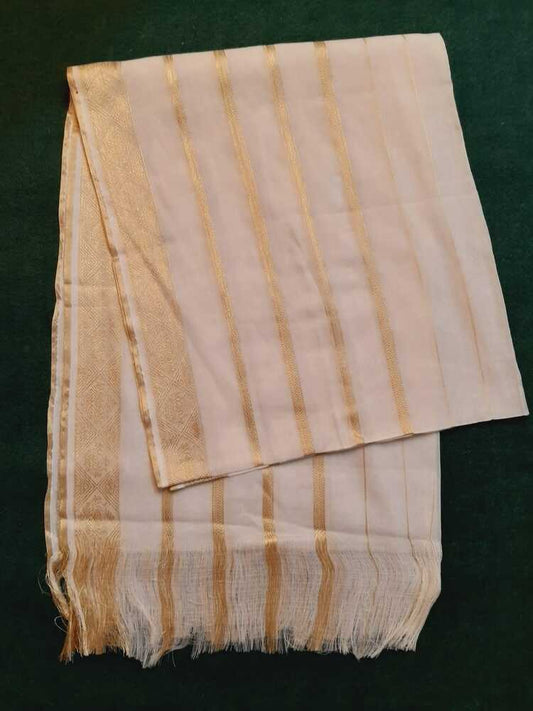 Khaadi Net Gold Zari Dyeable Dupatta - ZD28