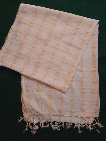 Khaadi Net Gold Zari Dyeable Dupatta