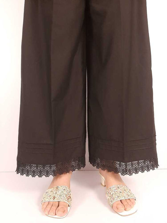 Laced Palazzo – Cotton – Black - ZT03