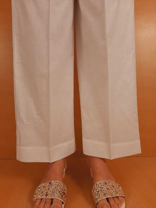 Lawn Culottes - White - ZT210
