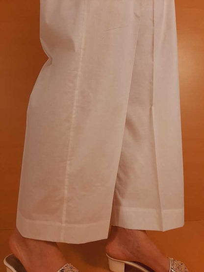 Lawn Culottes - White - ZT210
