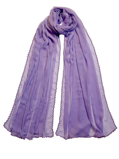Qureshia Work Chiffon Dupatta  - ZD60