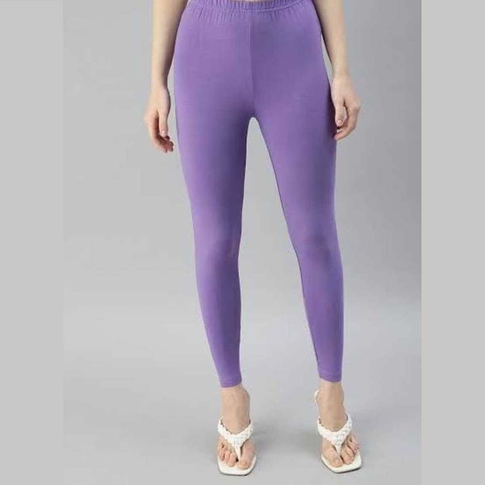 Lilac leggings for women girls