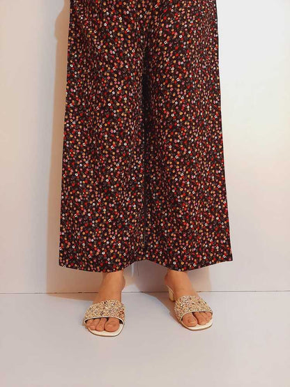 Printed Linen Palazzo - ZT496