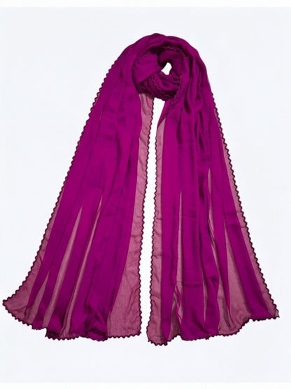 Qureshia Work Chiffon Dupatta  - ZD60