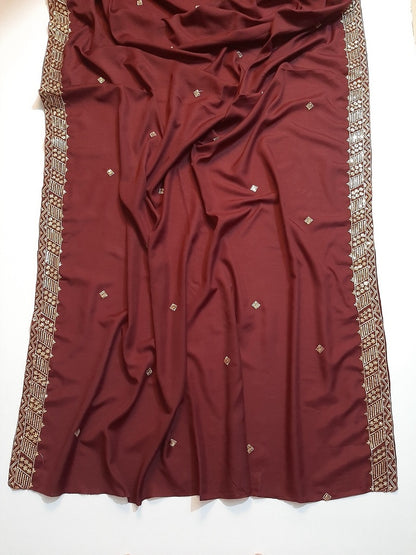 Embroided Swiss Lawn Chaddar Summer Shawl -  SH28
