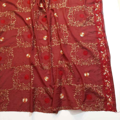 Embroided Swiss Lawn Summer Shawl  - SH109