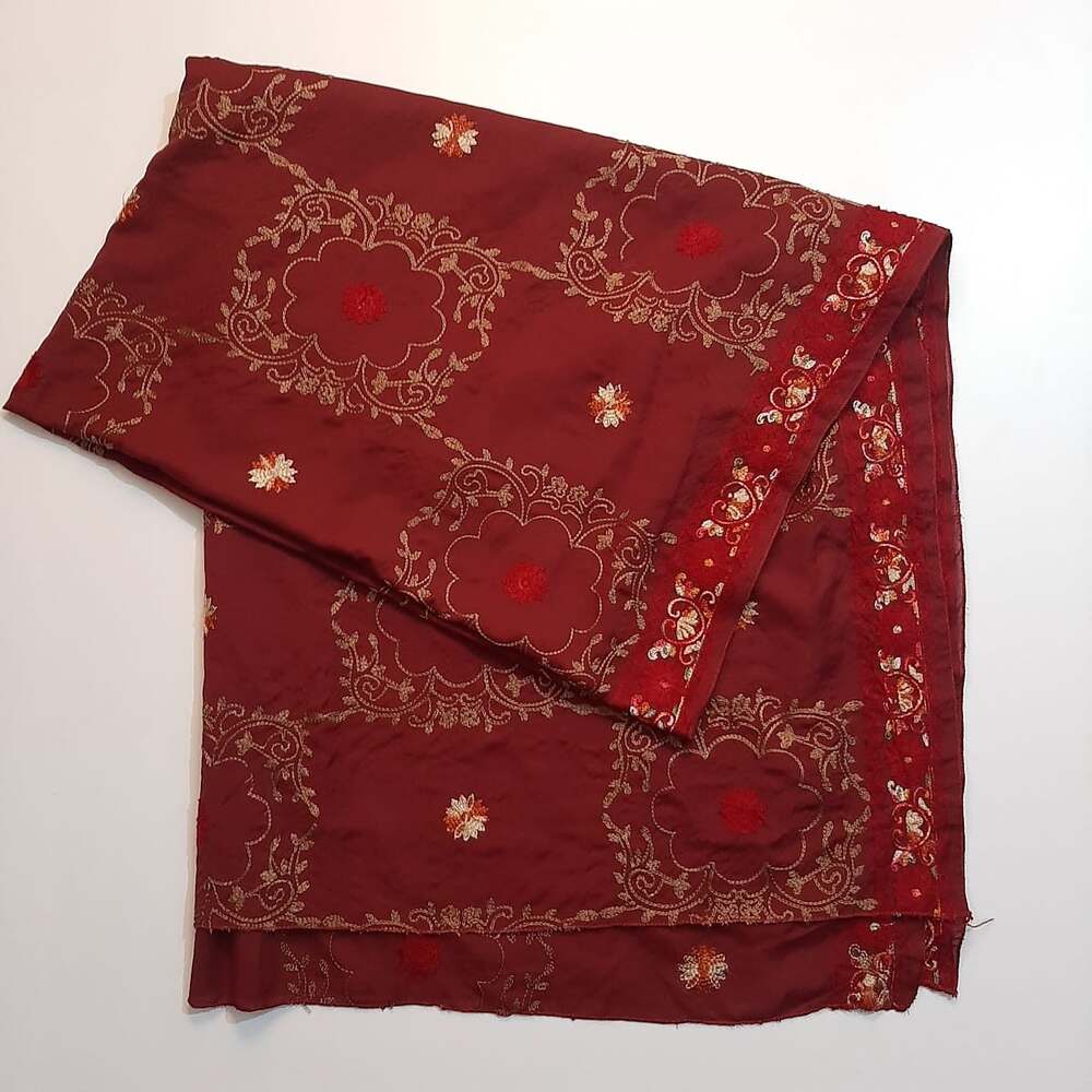 Embroided Swiss Lawn Summer Shawl  - SH109